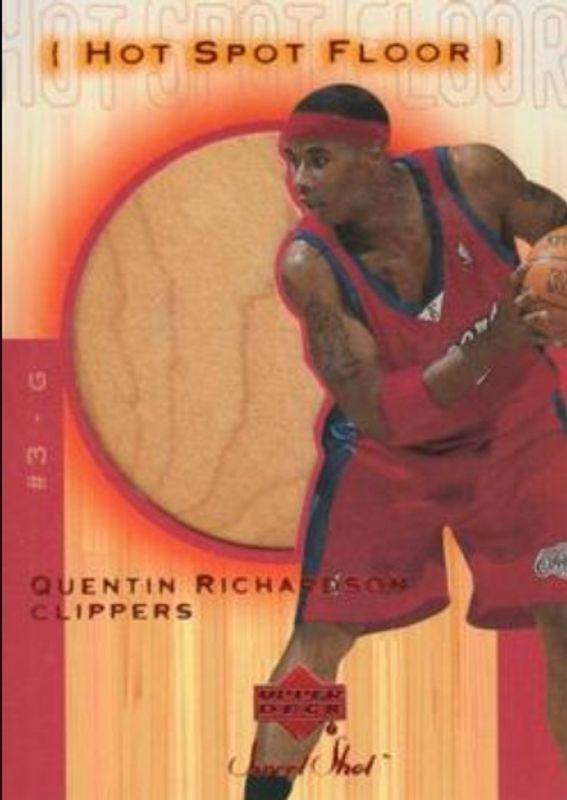 Quentin Richardson 2001 Upper Deck Sweet Shot #QR-F Hot Spot Floor RAW