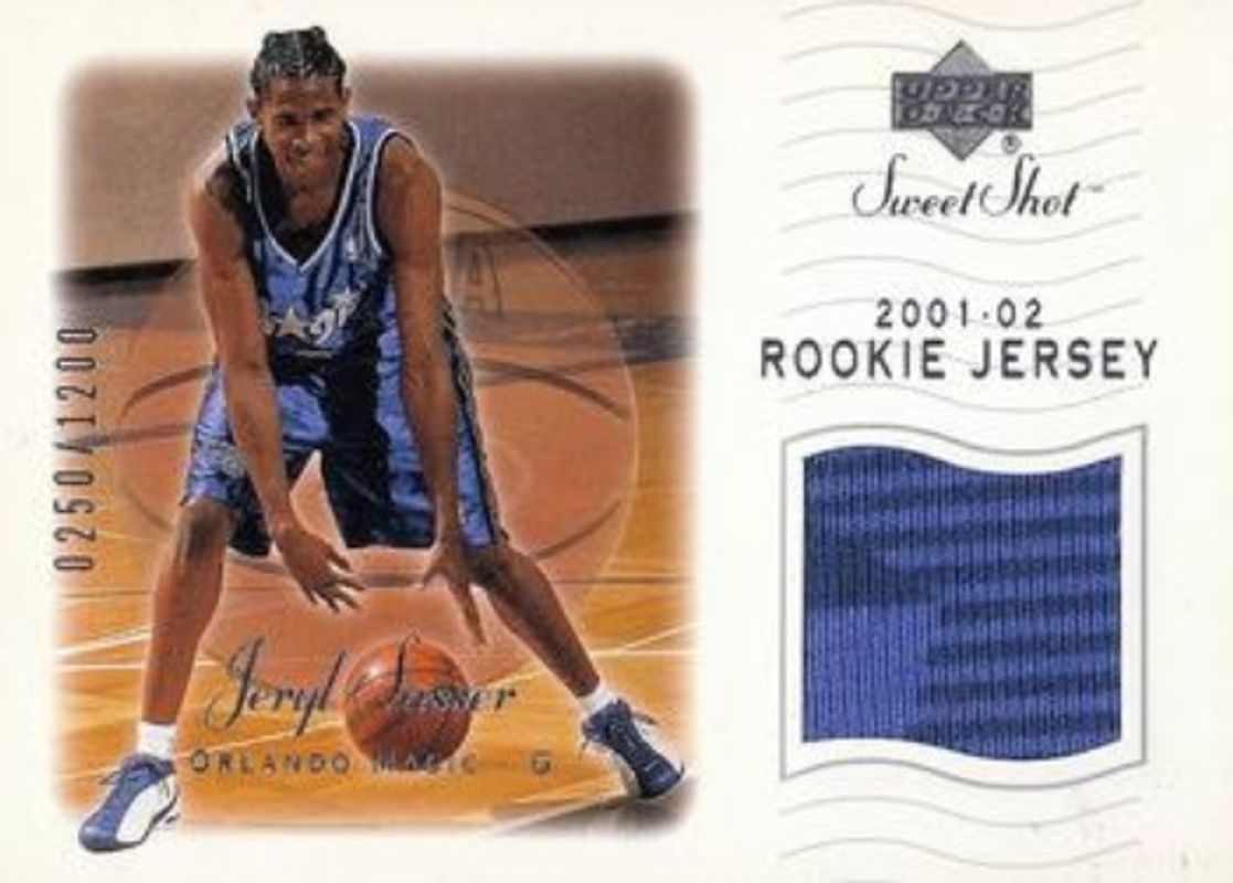 2001 Upper Deck Sweet Shot #102 Rookie Memorabilia /1200