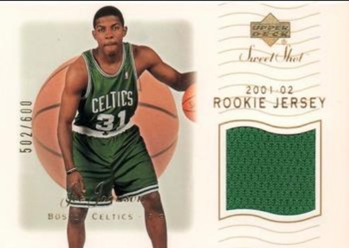 2001 Upper Deck Sweet Shot #114 Rookie Memorabilia /1200