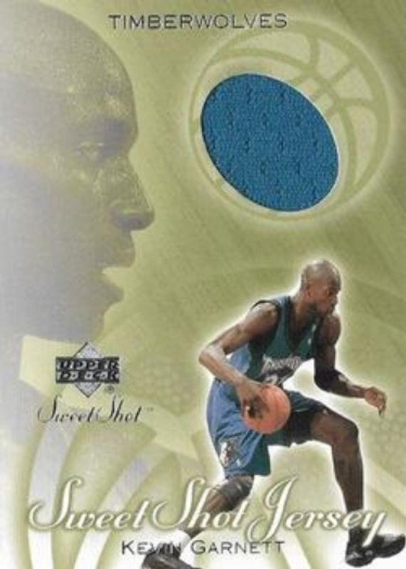 Kevin Garnett 2001 Upper Deck Sweet Shot #KG Sweet Shot Jersey RAW