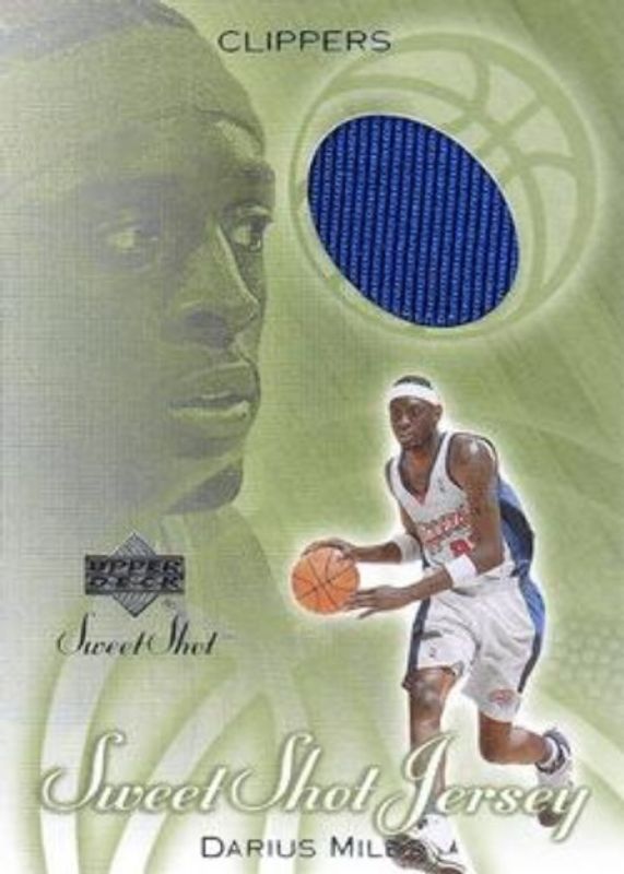 Darius Miles 2001 Upper Deck Sweet Shot #DM Sweet Shot Jersey RAW