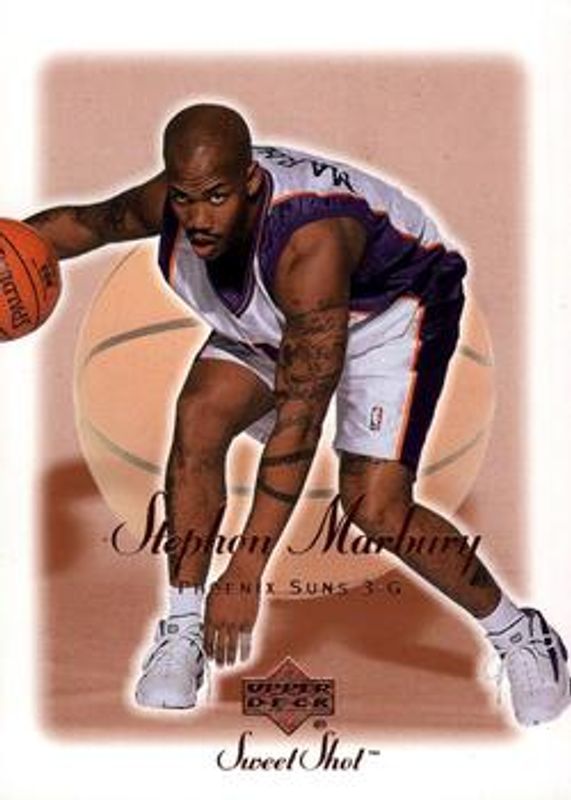 Stephon Marbury 2001 Upper Deck Sweet Shot #67 Base RAW