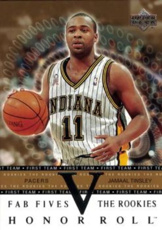 Jamaal Tinsley 2001 Upper Deck Honor Roll #F5-R2 Fab Fives The Rookies RAW