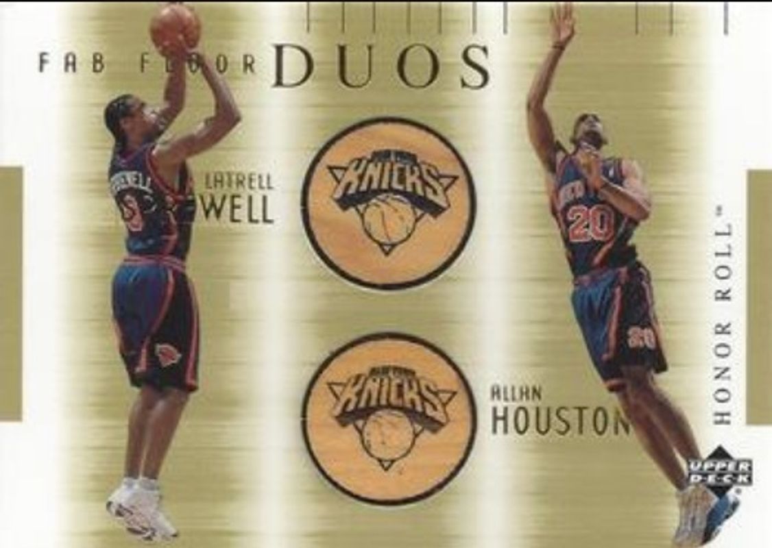 2001 Upper Deck Honor Roll #LS/AH-F Fab Floor Duos