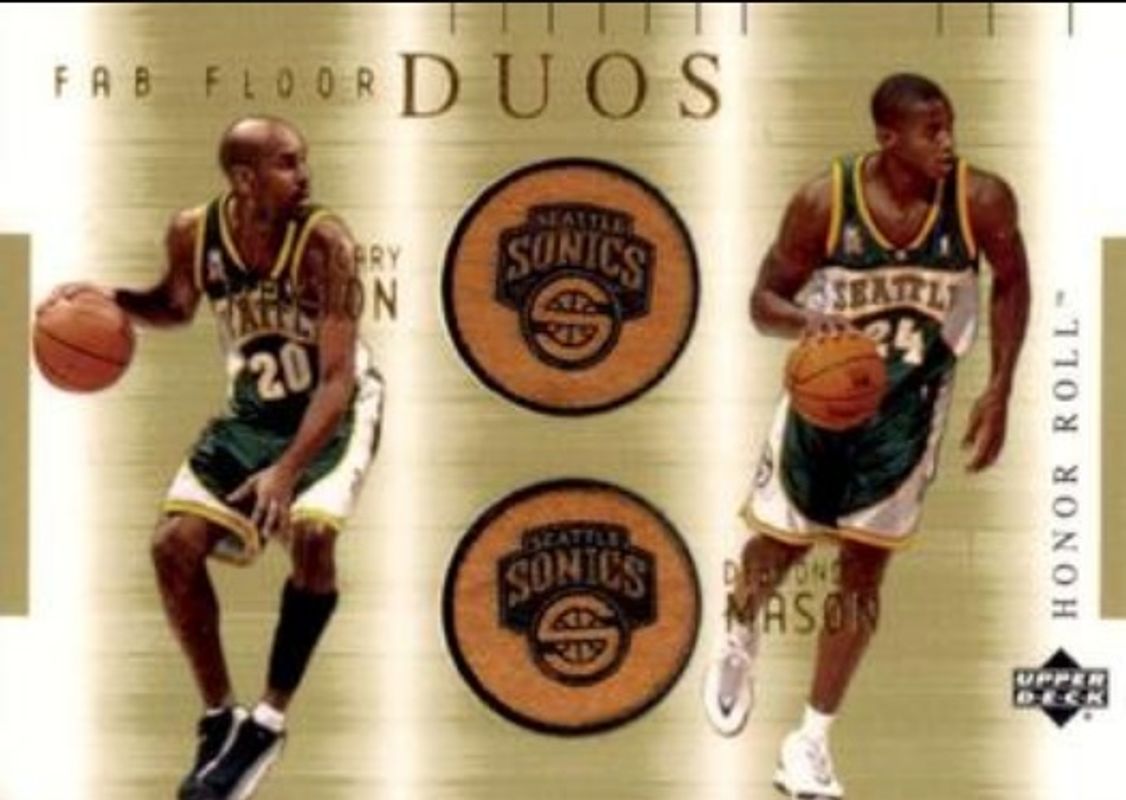 2001 Upper Deck Honor Roll #GP/DM-F Fab Floor Duos