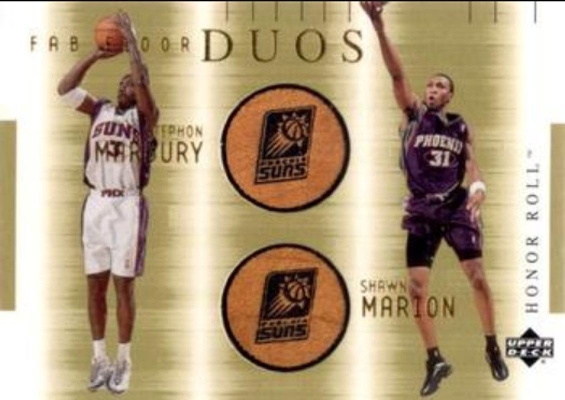 2001 Upper Deck Honor Roll #SM/SM-F Fab Floor Duos