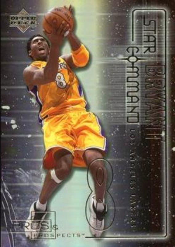 Kobe Bryant 2001 Upper Deck Pros & Prospects #SC5 Star Command RAW