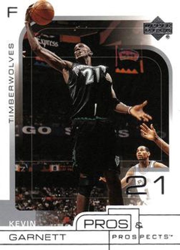 Kevin Garnett 2001 Upper Deck Pros & Prospects #48 Base /1000 RAW