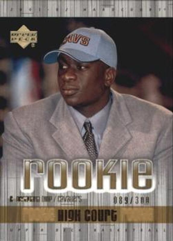 DeSagana Diop 2001 Upper Deck Hardcourt #118c Base Rookie RAW