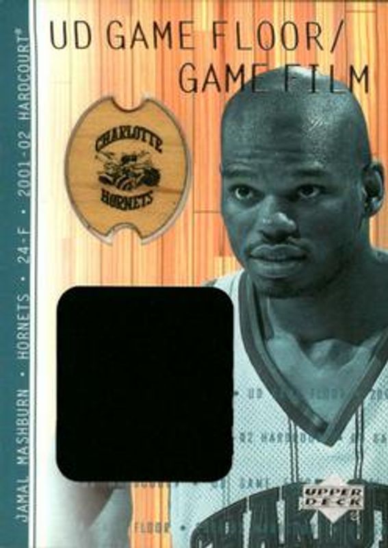 Jamal Mashburn 2001 Upper Deck Hardcourt #JM-F UD Game Film Floor RAW
