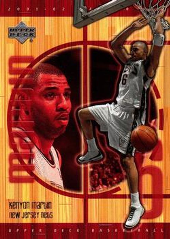 Kenyon Martin 2001 Upper Deck Hardcourt #53 Base RAW