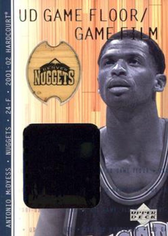 Antonio McDyess 2001 Upper Deck Hardcourt #MC-F UD Game Film Floor RAW