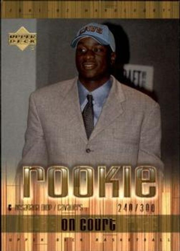 DeSagana Diop 2001 Upper Deck Hardcourt #118a Base Rookie RAW