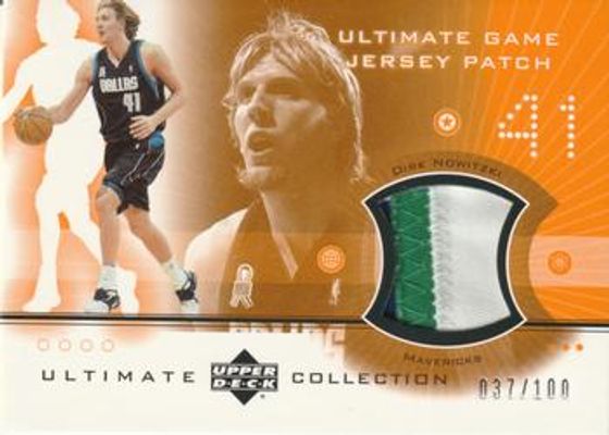 2001 Upper Deck Ultimate Collection #NOP Ultimate Game Jersey Patches /100