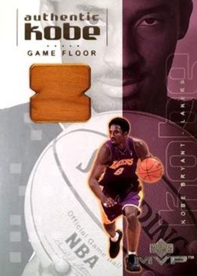 2001 Upper Deck MVP #KBF4 Authentic Kobe /100