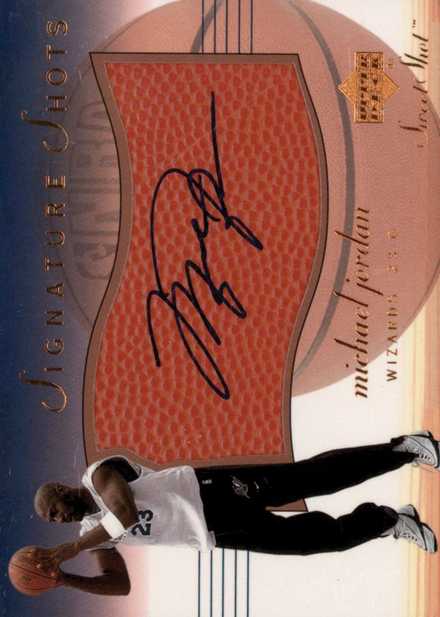 Michael Jordan 2001 Upper Deck Sweet Shot #MJ-S Signature Shots