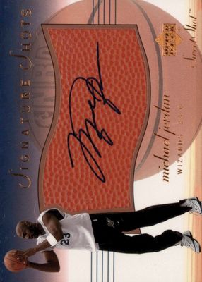 2001 Upper Deck Sweet Shot #MJ-S Signature Shots