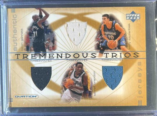 2001 Upper Deck Ovation #KG/TB/WS Tremendous Trios