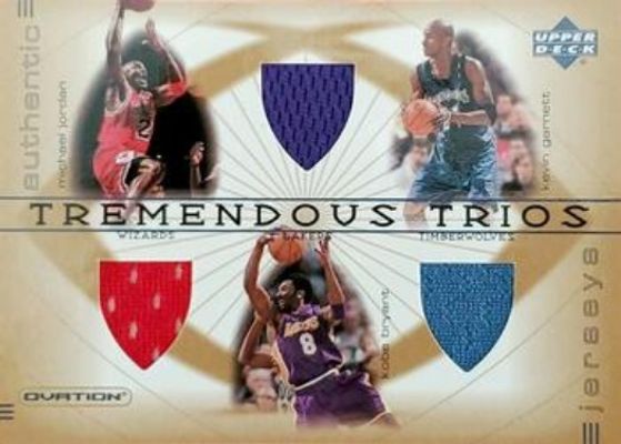 2001 Upper Deck Ovation #MJ/KB/KG Tremendous Trios