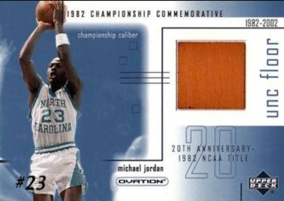 2001 Upper Deck Ovation #MJF4 MJ UNC Memorabilia /82