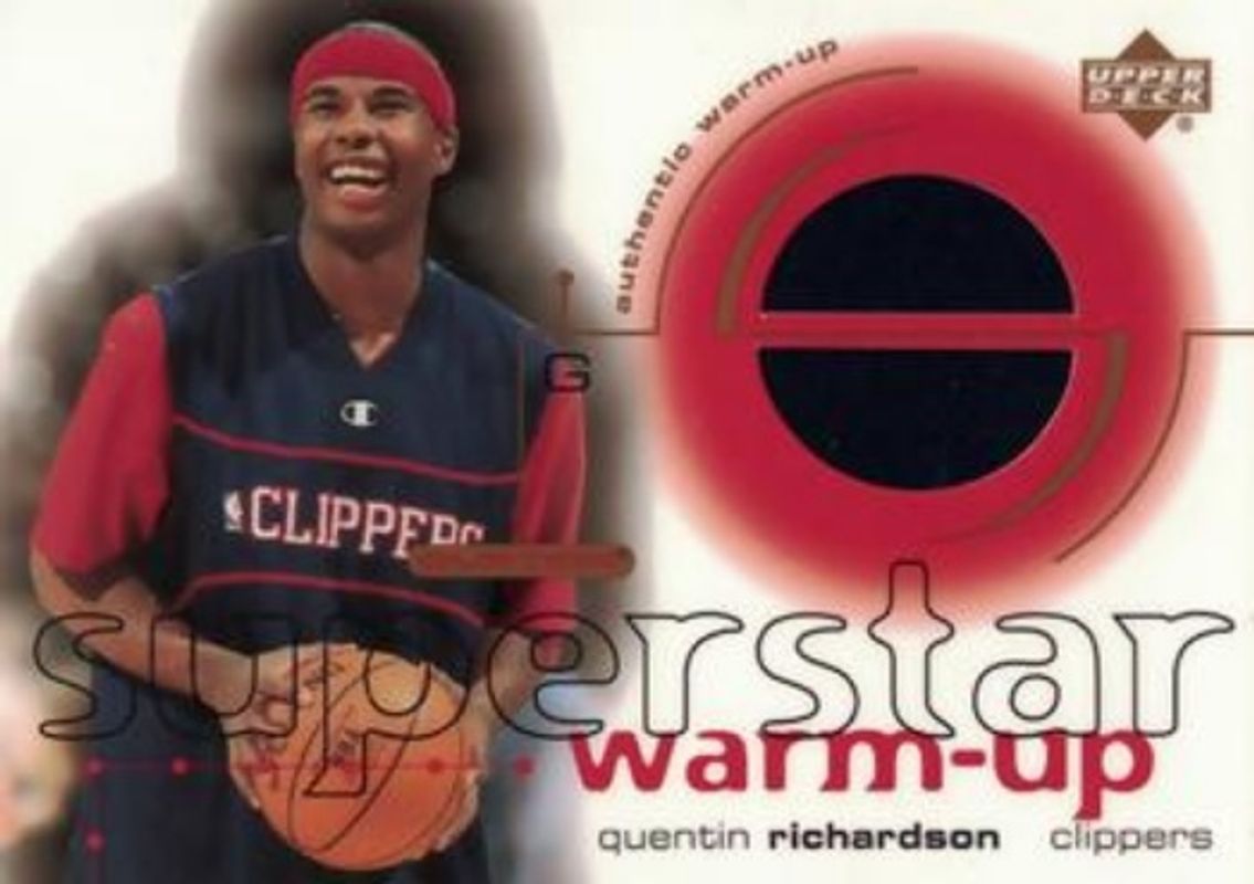Quentin Richardson 2001 Upper Deck Ovation #QR Superstar Warm Ups RAW