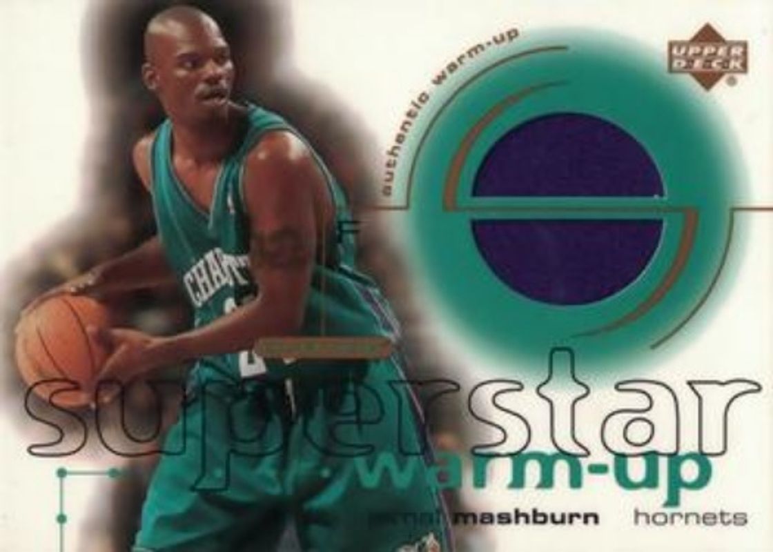 Jamal Mashburn 2001 Upper Deck Ovation #JM Superstar Warm Ups RAW
