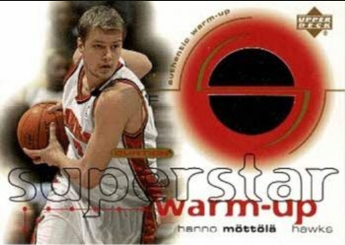 Hanno Mottola 2001 Upper Deck Ovation #HM Superstar Warm Ups RAW