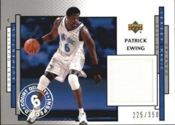 2002 Upper Deck Authentics #PE-Q Court Quality /350