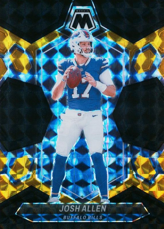 Josh Allen 2024 Mosaic #22 Choice Black Gold /8 RAW