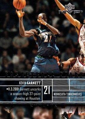 2002 Upper Deck MVP #B3 Basketball Diary