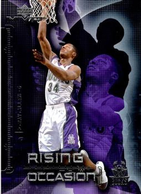 Ray Allen 2002 Upper Deck MVP #R11 Rising to the Occasion RAW