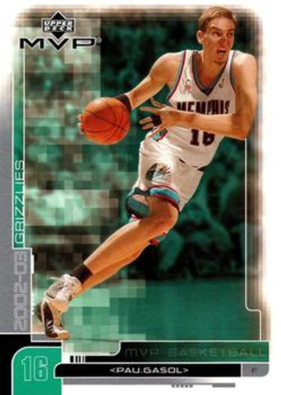 Pau Gasol 2002 Upper Deck MVP #86 Base RAW