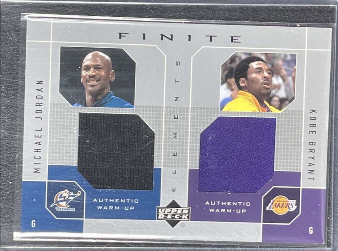 2002 Upper Deck Ultimate Collection #MJ/KB Jerseys Dual /125