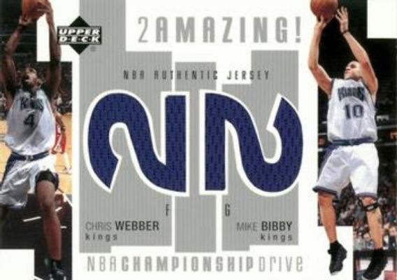 2002 Upper Deck Championship Drive #CW/MB-J 2 Amazing Jerseys