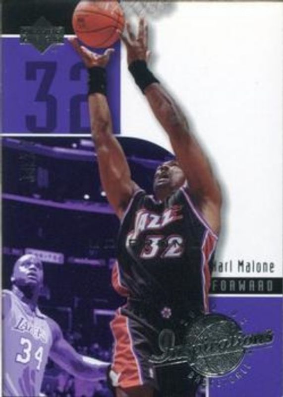 Karl Malone 2002 Upper Deck Inspirations #85 UD Promos RAW