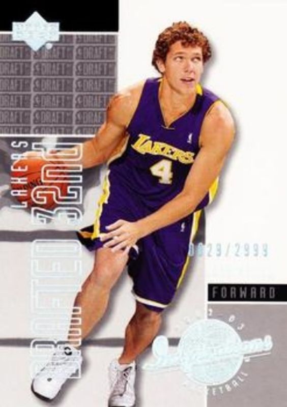 Luke Walton 2002 Upper Deck Inspirations #190 Holofoil /499 RAW