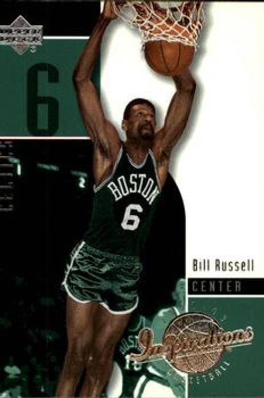 Bill Russell 2002 Upper Deck Inspirations #6 Base /499 RAW