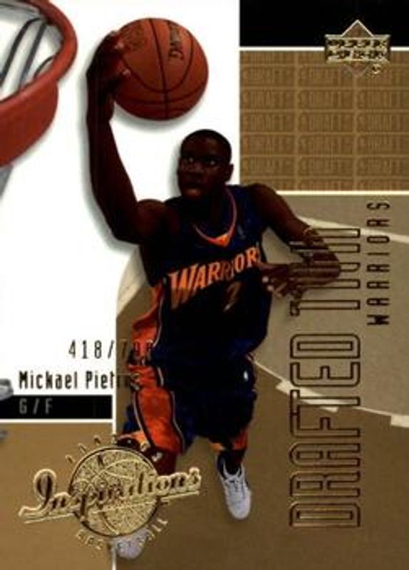 Mickael Pietrus 2002 Upper Deck Inspirations #166 Base /499 RAW