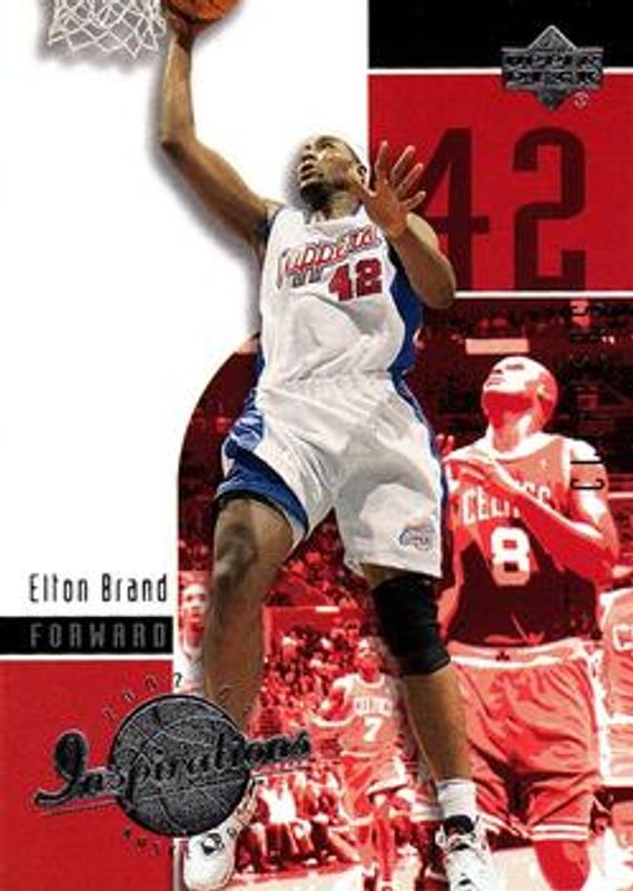 Elton Brand 2002 Upper Deck Inspirations #32 Base /499 RAW