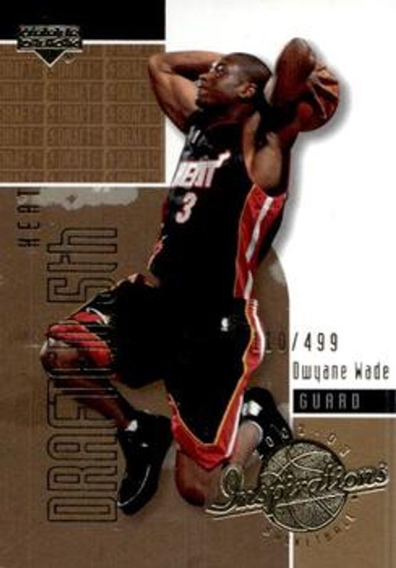 Dwyane Wade 2002 Upper Deck Inspirations #160 Base /499 RAW