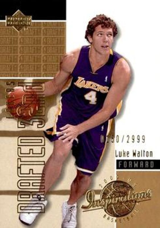 Luke Walton 2002 Upper Deck Inspirations #190 Base /499 RAW