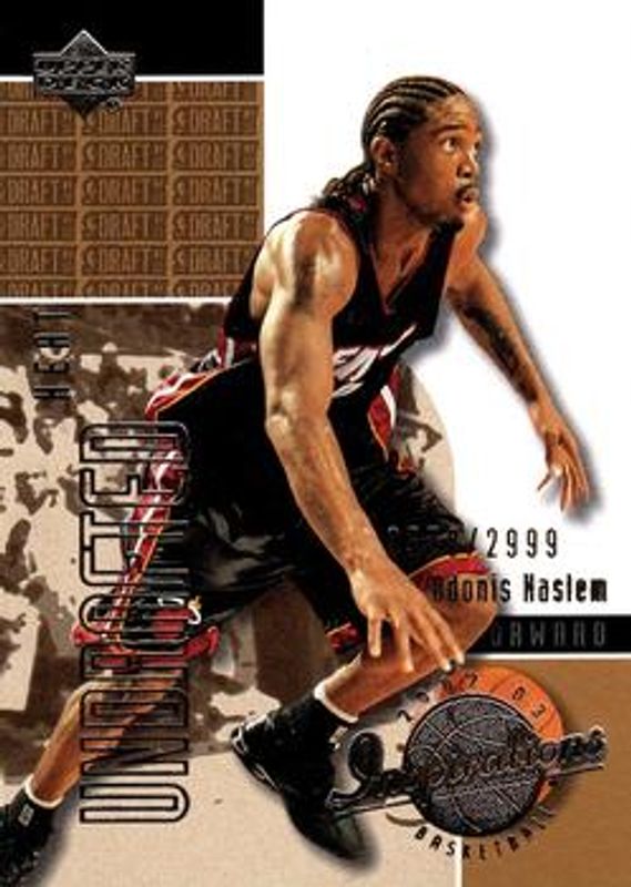 Udonis Haslem 2002 Upper Deck Inspirations #180 Base /499 RAW