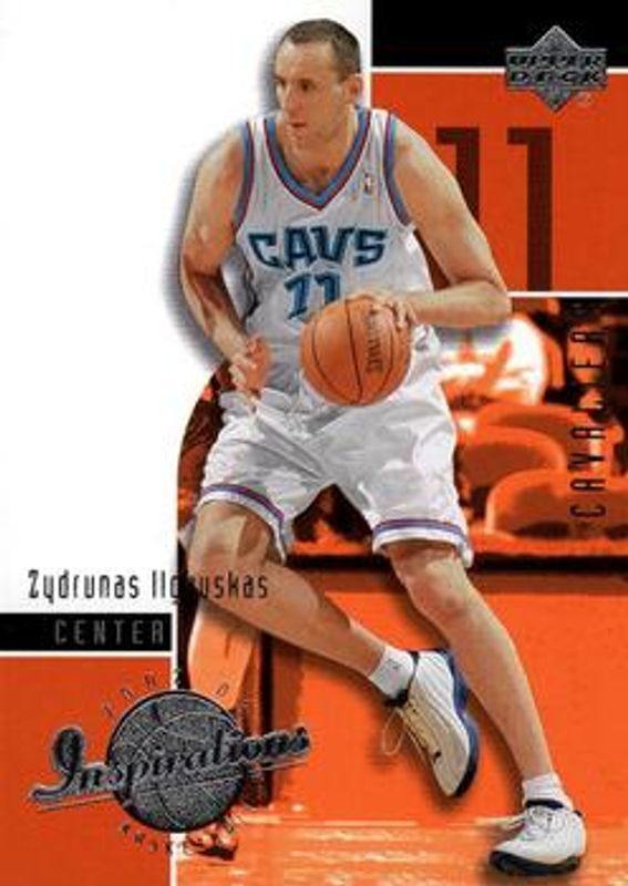 Zydrunas Ilgauskas 2002 Upper Deck Inspirations #12 Base /499 RAW