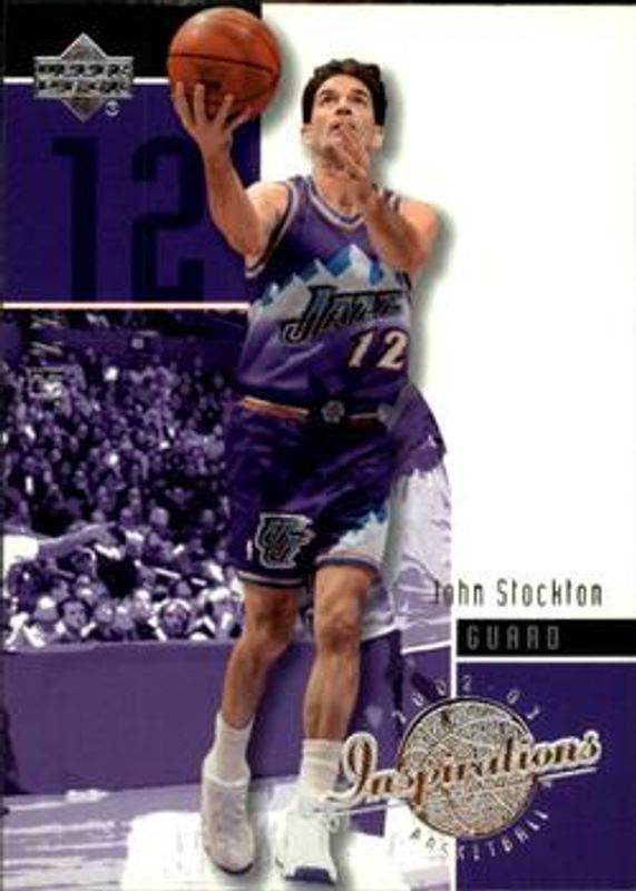 John Stockton 2002 Upper Deck Inspirations #86 Base /499 RAW