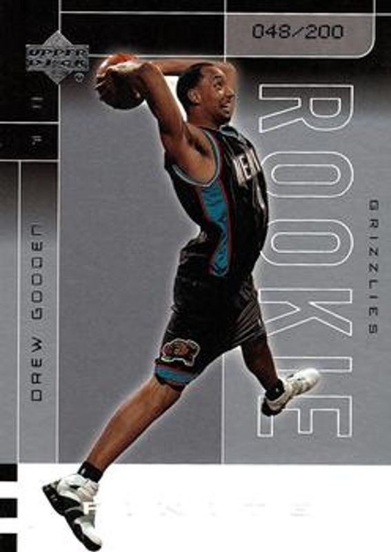 Drew Gooden 2002 Upper Deck Finite #237 Base /900 Rookie RAW