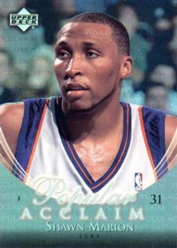 Shawn Marion 2002 Upper Deck Honor Roll #PA14 Popular Acclaim RAW