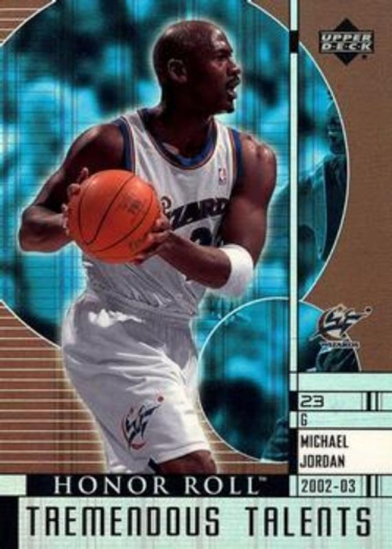 Michael Jordan 2002 Upper Deck Honor Roll #TT7 Tremendous Talents RAW