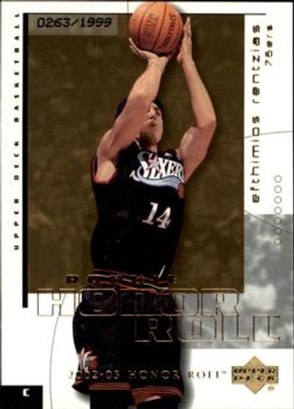 2002 Upper Deck Honor Roll #132 Base /499