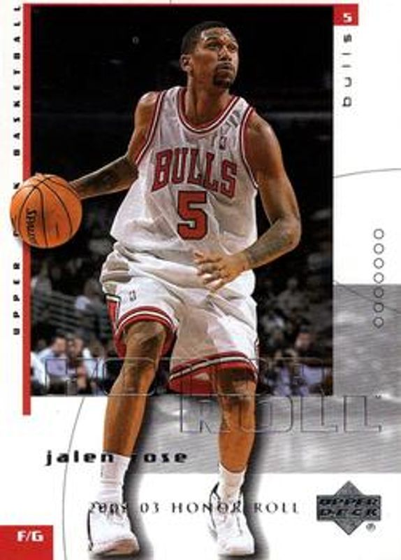 Jalen Rose 2002 Upper Deck Honor Roll #7 Base /499 RAW