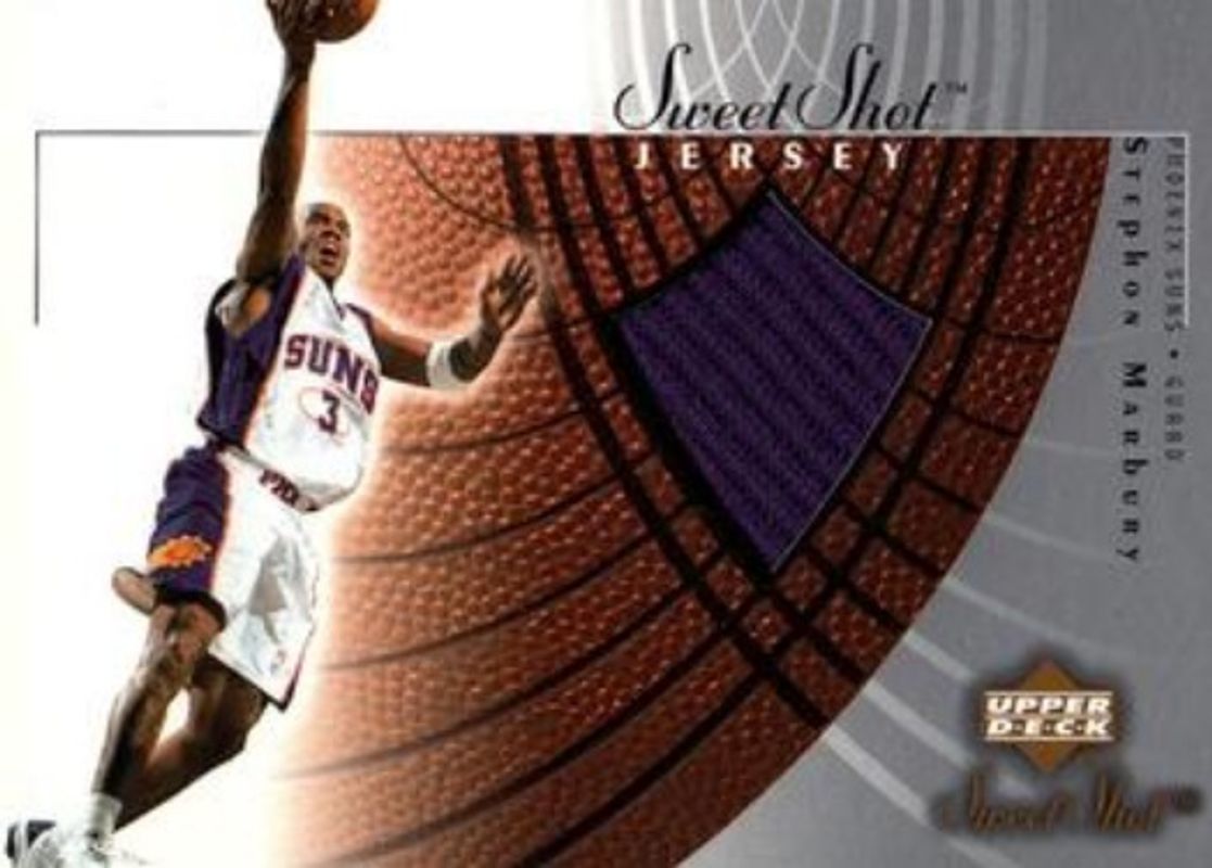Stephon Marbury 2002 Upper Deck Sweet Shot #SM-J Jerseys RAW